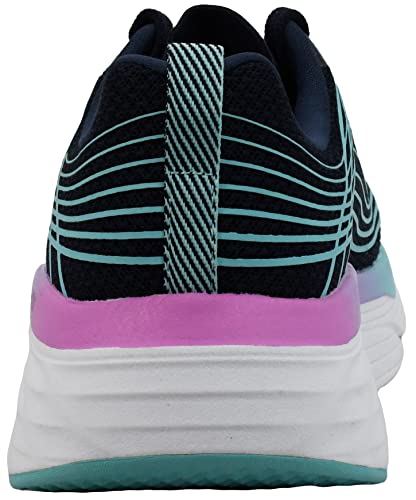 Skechers Women's Max Cushioning Elite-Brilliant Sneaker, Navy/Aqua, 6.5 M US