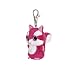 3" Pink Yoohoo & Friends Chewoo Squirrel Mini Key Clip