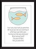  Pink Floyd Wish You Were Here Lyrics Ungerahmter Druck