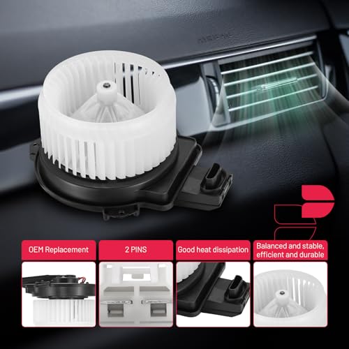 Image of BDFHYK AC Heater Blower Motor Fan 700337 Compatible with Honda 2016-2022 HR-V L4 1.8L Sport Utility with Fan Cage,HVAC Blower Motor Assembly Replacement for 79310T7WA01 BM10086C 75061 2311904 PM4820