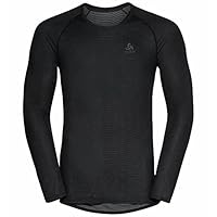 Odlo Unterhemd Herren Langarm Active F-Dry Light I Funktionsshirt I Funktionsunterwäsche Langarm Sportunterhemd I Herren