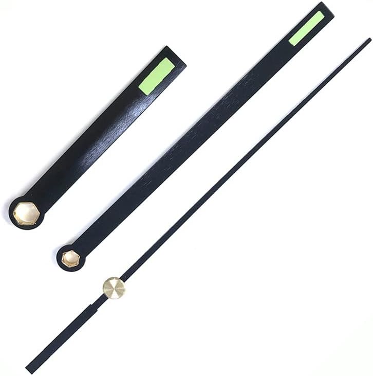 Silent Quartz Wall Clock Movement Mechanism Hands Replacement Motor Repair DIY Tool Part Kit Green Black