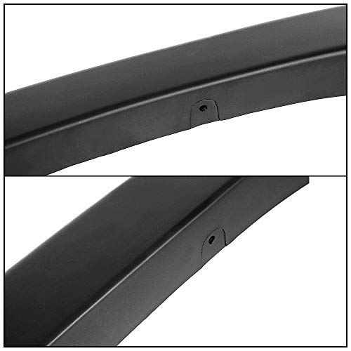 Ikon Motorsports Fender Flares Compatible With 1999-2006 Chevy Silverado Gmc Sierra, Factory Style Pp Matte Black (Pack Of 4) #TOP5