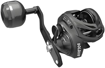 Baitcaster Reel Carbon Fiber 9+1 Ball Bearings Anti-Corrosion Baitcasting Fishing Reel Magnetic Brake System Bait Caster Reel High Speed Gear Ratio 6.3:1 Ultra Smooth(Right Hand)
