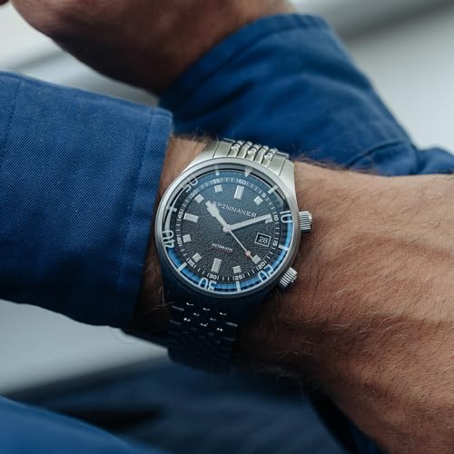 Spinnaker Mens 42mm Bradner Automatic 3 Hands Watch with Genuine Leather or Stainless Steel Strap SP-5062