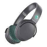 Skullcandy Riff Wireless On-Ear Headphones with Microphone, Bluetooth Wireless, Rapid Charge 12-Hour Battery Life, Foldable, Plush Ear Cushions with Durable Headband, Gray/Speckle/Miami (Renewed)