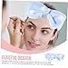 GOOHOCHY 6pcs Fluffy Fleece Hair Band for Skincare and Makeup Bowknot Headband for Face Washing and Spa Use Suitable for All Hair Types