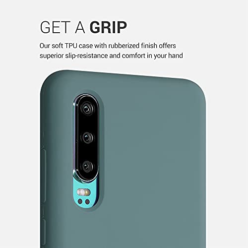Kwmobile Hülle für Huawei P30 – Silikon Case mit kabellosem Laden