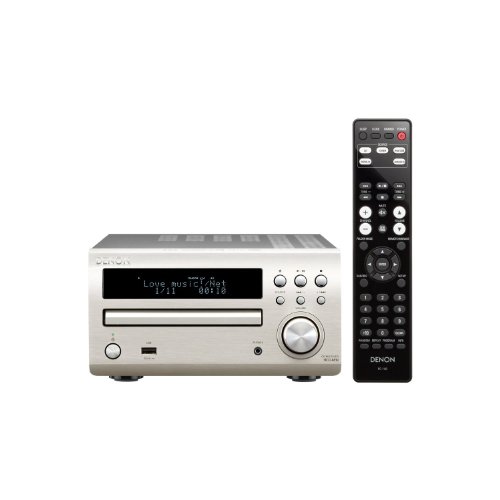 Denon RCD-M39 Kompakt-Receiver - Premium Silber