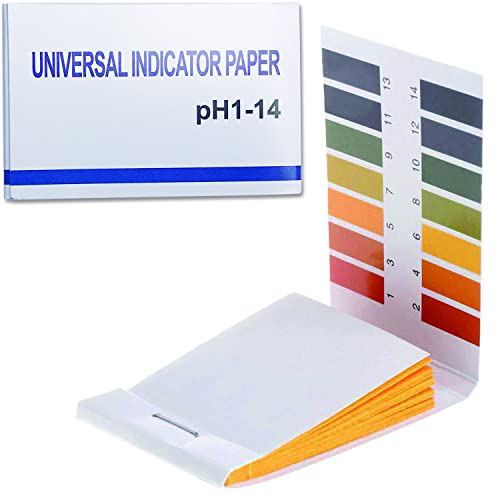 LRMYS Universal pH Balance Test Strips - 80 Strips for Urine Saliva Water Pool Spa Soap Soil Diet Fish Tank Liquids