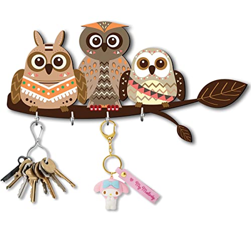 Image of kotart Unique Stylish Modern Wooden Key Holder for Home Decor Living Room Office with Stylish Key Organizer | Designer Wall Decor | Wall Art Decorative Items | Wall Decoration (Hanging 1)