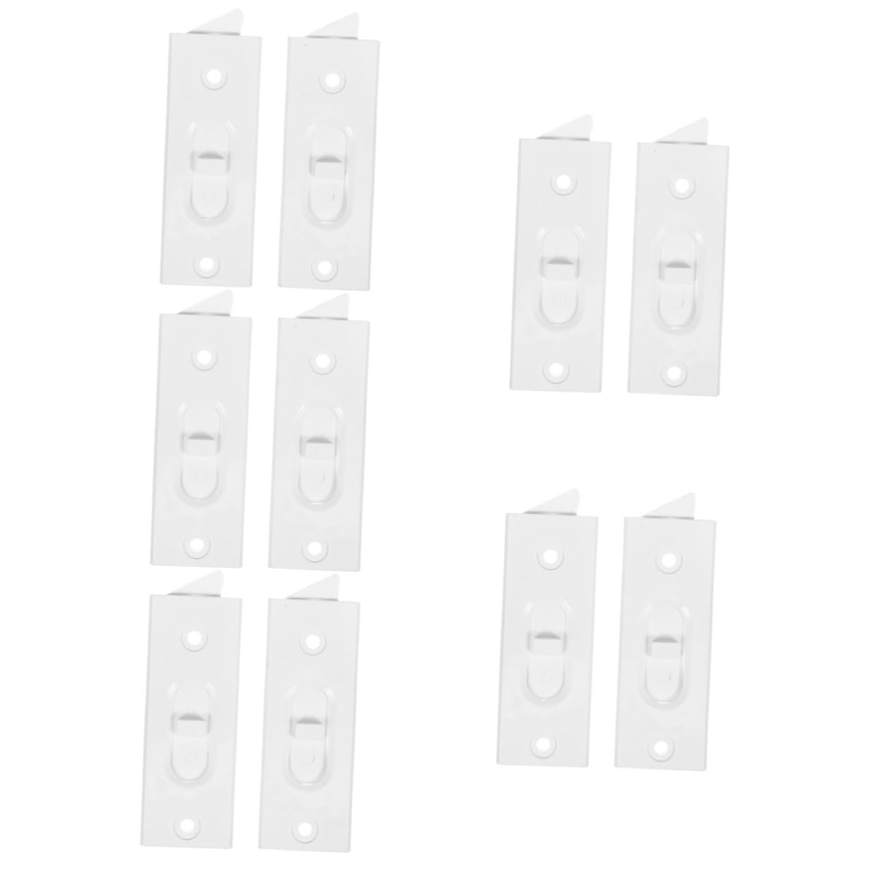 Kit snap-in de 5 paires verrous à fenêtre plastique de rechange pour loquets à inclinaison