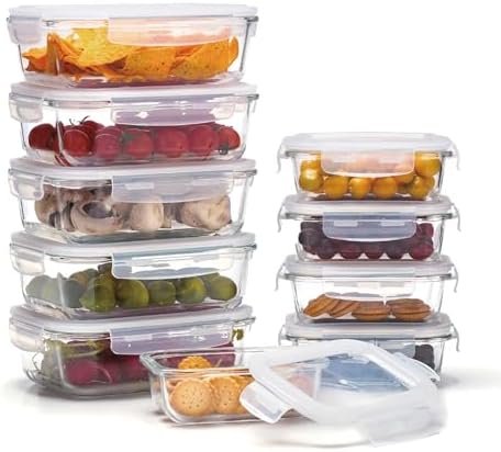 Lacers PurpleLine Vershouddozen, glas, 10-delige set met deksels, 320