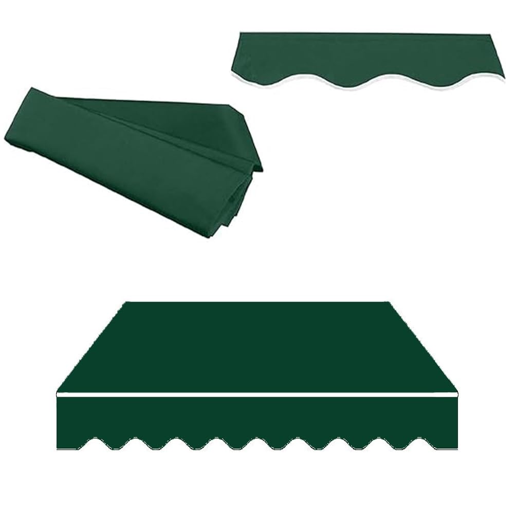 Auvent de rechange rétractable 4x2,4 m housse tissu imperméable extérieur