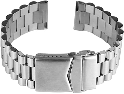 Bracelet acier inoxydable 22mm boucle déployante montre rechange