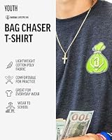 BL101 Youth Bag Chaser Baseball Graphic Tee for Boys - Gray, YM — image 6