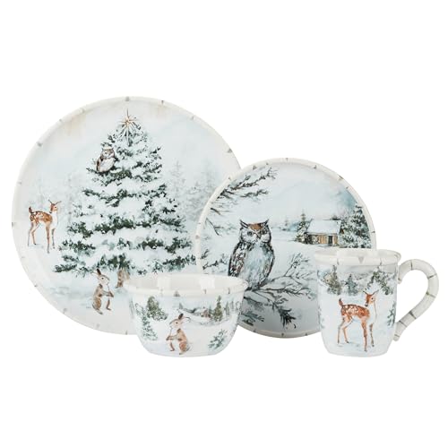 Certified International 87561RM Winter Frost 16 Pc Dinnerware Set thumb #1