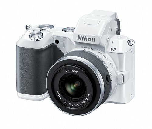 Nikon 1 V2 14.2 Mp Hd Digital Camera With 10-30Mm Vr 1 Nikkor Lens (White) #TOP1
