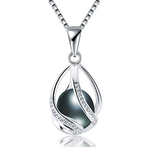 Pendentif perle naturelle d'eau douce pour dame de prestige