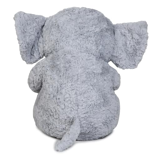 Image of ADORA Elephant Soft Toy for Kids - 50 cm Grey Animal Elephant Soft Toy for Baby of Plush Hugging Pillow Soft Toy for Kids Boy Girl Birthday Wife, Boyfriend, Husband, Couple Items