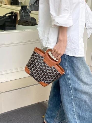 Bolso cruzado de cuero genuino para mujer HIONRE miniatura 6