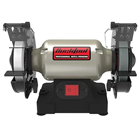 BUCKTOOL 6-Inch Slow-Speed Bench Grinder Power Tools, Professional Wobble-free Wheel Grinder, TDS-150S Cover