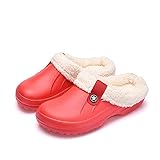 Hausschuhe Winter Materialzusammensetzung: Diese gefütterten Clogs sind sehr bequem, langlebig und rutschfest.Sie ​​können sie zu Hause, im Spa, im Hotel, auf Reisen oder bei Indoor- und Outdoor-Aktivitäten tragen.
