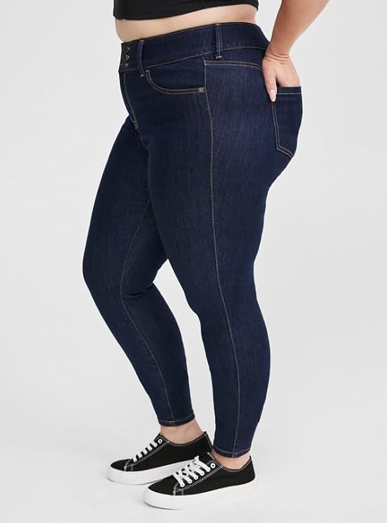 Torrid Jegging Skinny — détail ceinture et surpiqûres