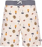 LÄSSIG Baby Kinder Badehose Windelbadehose UV-Schutz/Board Shorts boys Botanical offwhite, 24 Monate, Größe: 92
