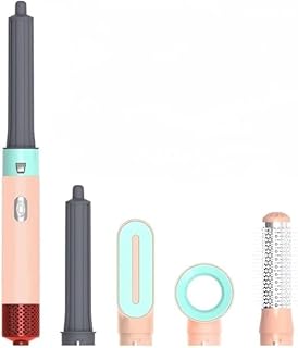 5-in-1 Multifunctional Hair Styling Tool, Automatic Hair Suction Curling Comb, Electric Hot Air Brush with Multiple Styling Heads, multicolor