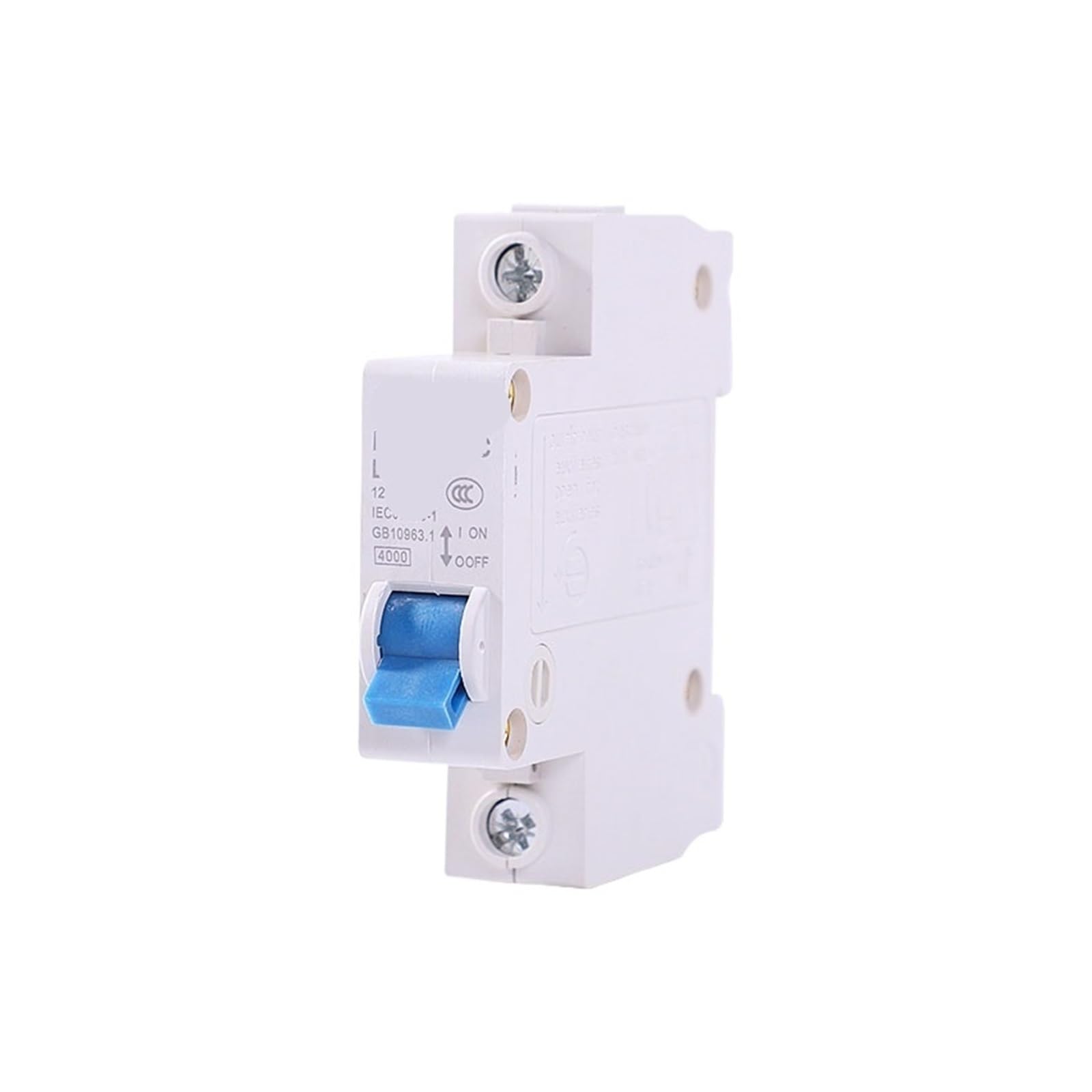 Disjoncteur 1P de calibre 10A comme appareillage modulaire de tableau électrique