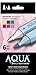 Produktbild Spectrum Noir Aqua Wasser Künstlerwasserbasis Doppelspitze Marker Farbstifte 19 x 9,6 x 2,1 cm 6 Pack-Botancials, Plastic, Botanicals, 19 x 9.6 x 2.1 cm