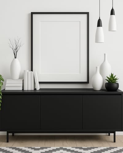 FAKILO Melamin-Kantenband, schwarz, 20 mm x 3 m, Furniereinfassung, einfache Anwendung, zum Aufbügeln, für Schranksperrholzreparaturen, Möbelrestaurierung