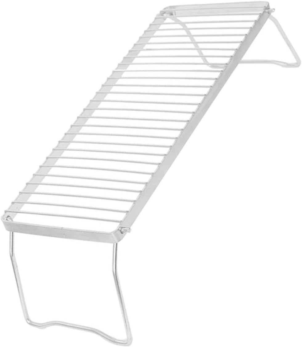 YARNOW Camping Barbecue Rack Sturdy Mini Barbecue Net Outdoor Stove Grate Easy to Use Grill Rack