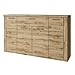 Produktbild ok-living OKL modernes Sideboard Dorie 160cm 4 Türen und 1 Schublade Kommode für Wohnzimmer und Schlafzimmer Anrichte Eiche