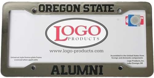 Oregon State Beavers Alumni Chrome Plastic License Plate Frame