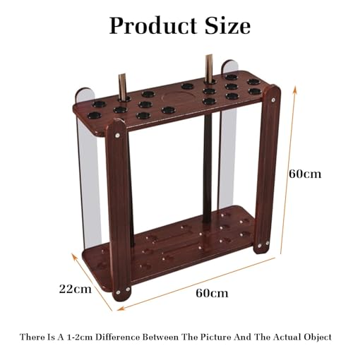 Support de queue de billard autoportant et rack de rangement pour canne de billard
