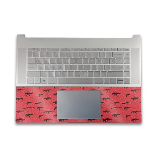 Image of Glossy Glitter Gaming Skin Compatible with HP Envy x360 16 inch (2023) - Guns - Premium 3M Vinyl Protective Wrap Decal Cover - Easy to Apply | Crafted in The USA by MightySkins