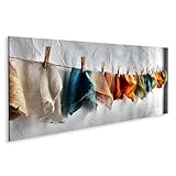 islandburner Bild auf Leinwand Lebendige Stoffvielfalt Wandbild Wohnzimmer Deko für Kreative - Panorama