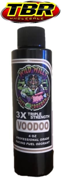 Wild Willy Fraganciaaroma de combustible Voodoo, botella de 4 onzas, compatible con combustibles de metanol, alcohol, gas, nitro y diésel