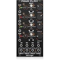 Ultra-low noise quad VCA and mixer module Each VCA features manual Level control for independent mixing Dedicated CV attenuators with dual LED's for monitoring of bipolar CV signals Adjustable VCA response curve from linear to exponential Each CV inp...