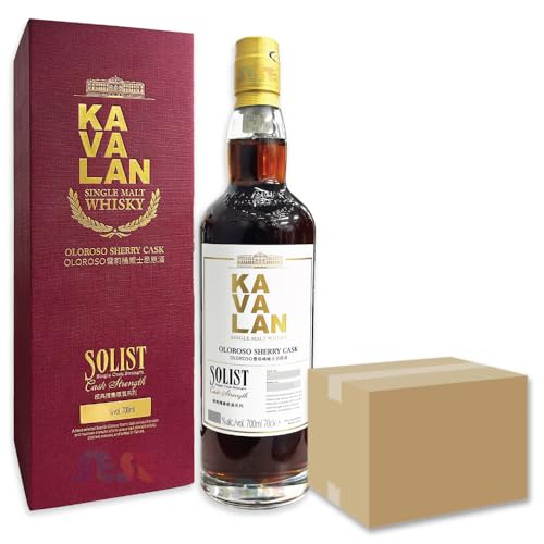 [Ki] Jo \Xg I\ VF[ JXNXgOX 700ml 6{Zbg / VOgECXL[ MtgBox pEBXL[̒ Kavalan Solist Oloroso Sherry Single Cask Str