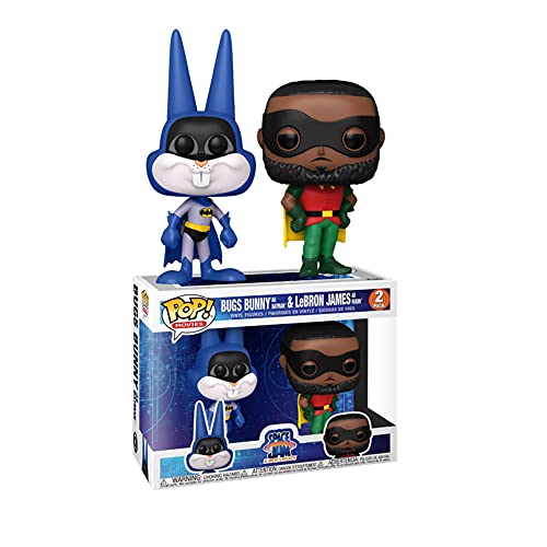 Funko POP! Movies 2pk: Space Jam 2 - Bugs Bunny as Batman & Lebron James as Robin (Target Exclusive)