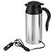 Produktbild Reisekessel, 750 Ml 12V Tragbarer Elektroauto-Wasserkocher Aus Edelstahl, Auto-Kaffeetasse Mit Zigarettenanzünder-Ladegerät Elektrokessel-Topf Beheizte Wassertasse Für Heißes Wasser, Kaffee, Tee