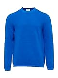 Ottoman-Struktur mazine Herren Strickpullover Pello Jumper - Skipper Blue - Größe M