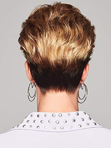 Lyric Top Piece Color R10 CHESTNUT - 5" Short Curly Hair Topper Vibralite Synthetic Head Addition Clip Updo Crowne Thinning Bundle MaxWigs Hairloss Booklet