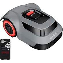 Redkey MGC1000 Robot Lawn Mower with 390ft Boundary Wires for 0.12 Acre (1/8 Acre), 45% Slope, 70Mins Runtime, Auto Recharg