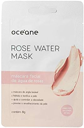 Máscara Facial com Água de Rosas - Rose Water Mask 8g
