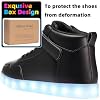 APTESOL Unisex LED Shoes High Top Light Up Sneakers for Women Men