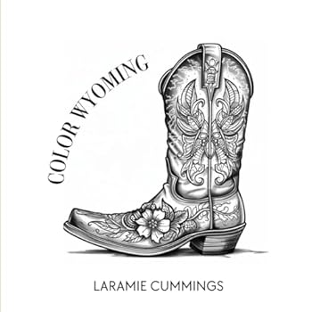 Paperback Color Wyoming: A Coloring Book